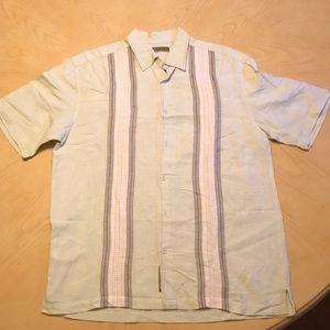 👕 Cubavera Men’s short sleeve casual shirt